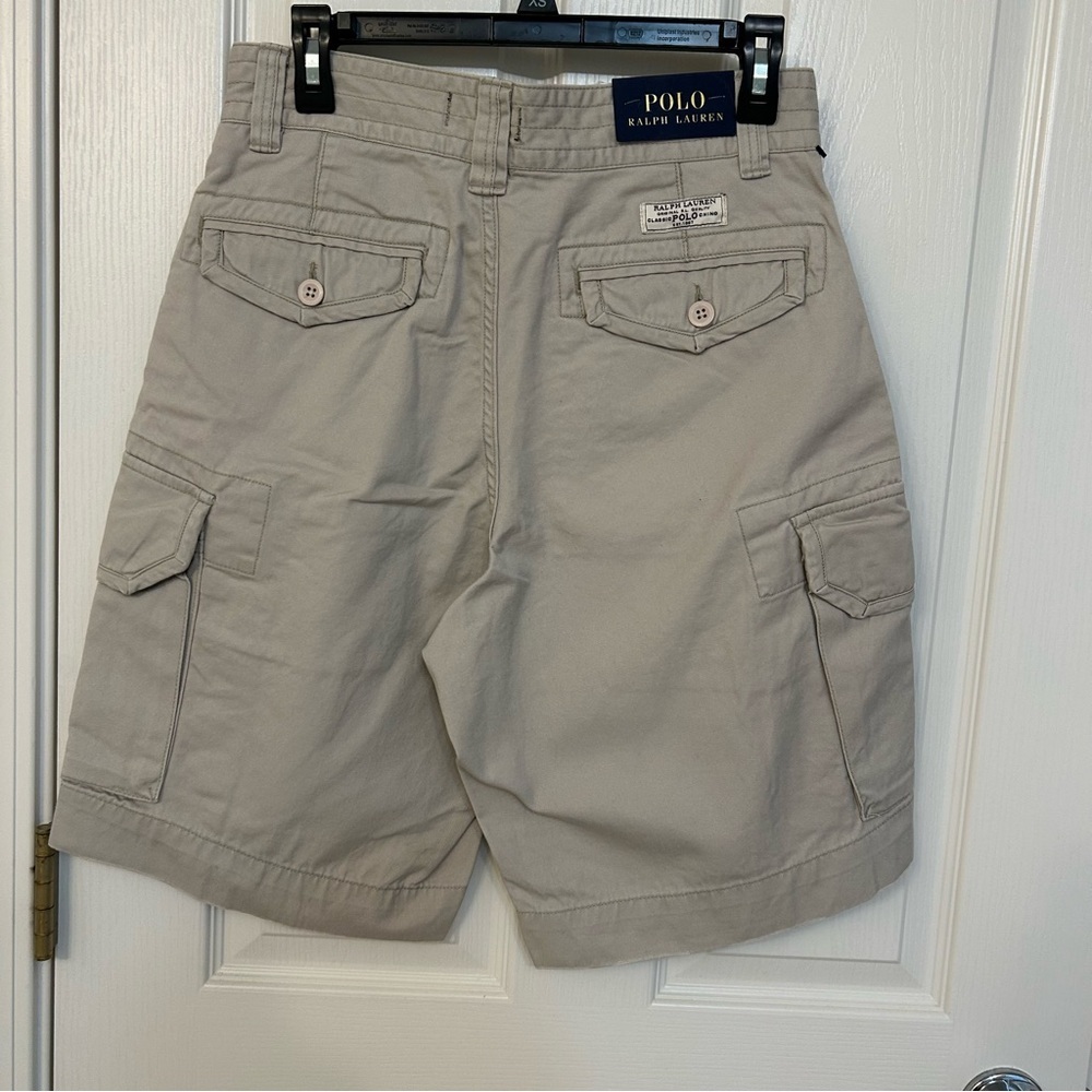 Polo Ralph Lauren 10.5-Inch Gellar Classic Fit Cargo Short in Stone Size 30 - Picture 9 of 11